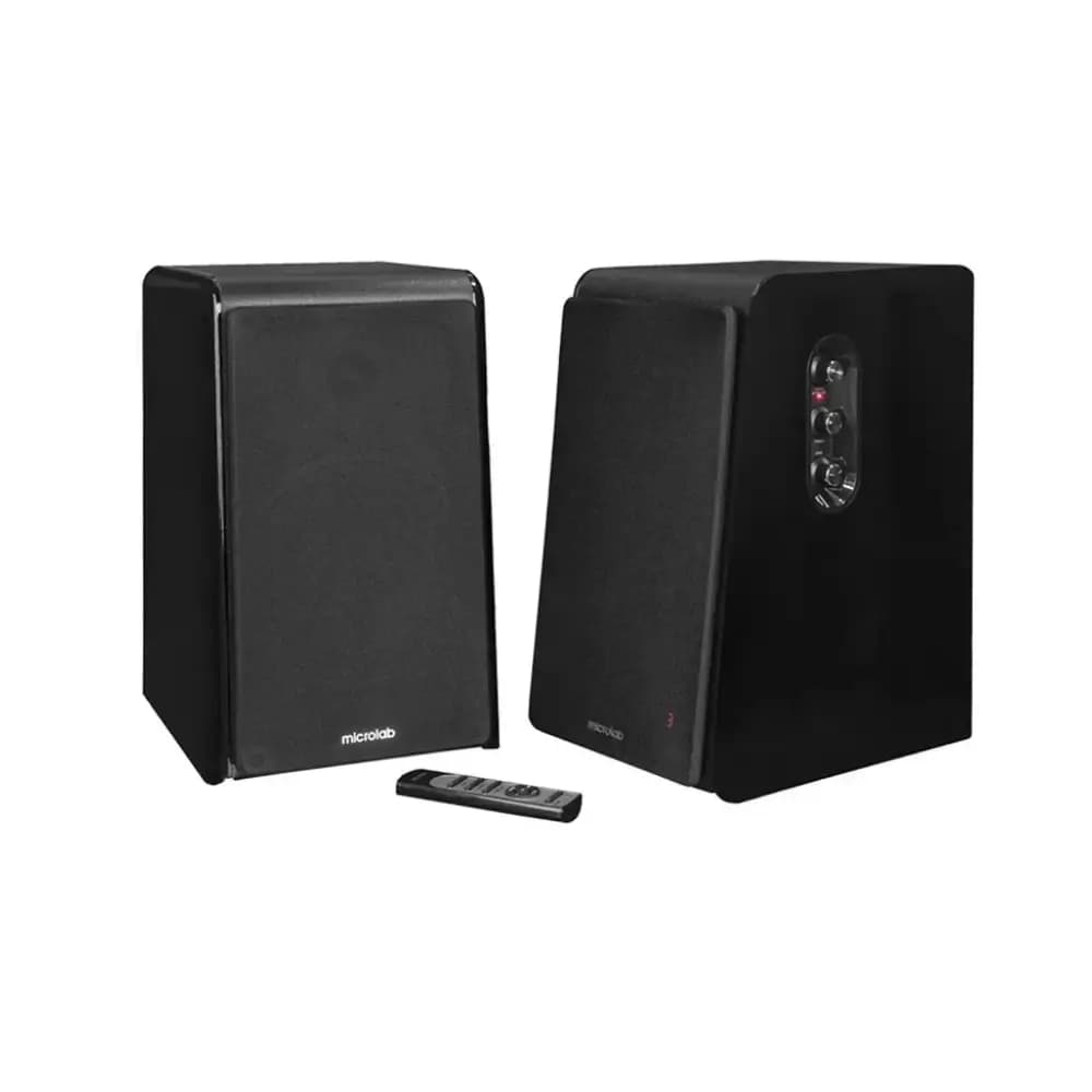 Close-up of SOLO 16 dual tweeter and woofer drivers