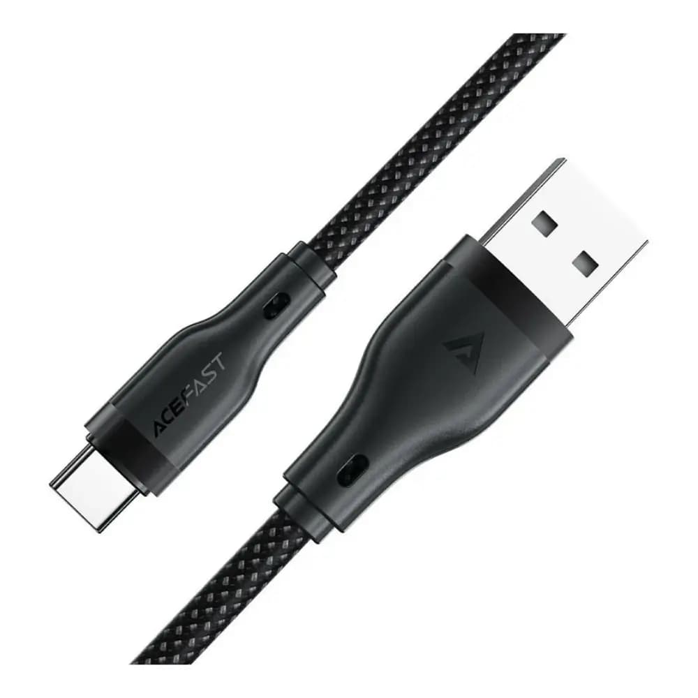 USB-C connector detail on ACEFAST charging cable