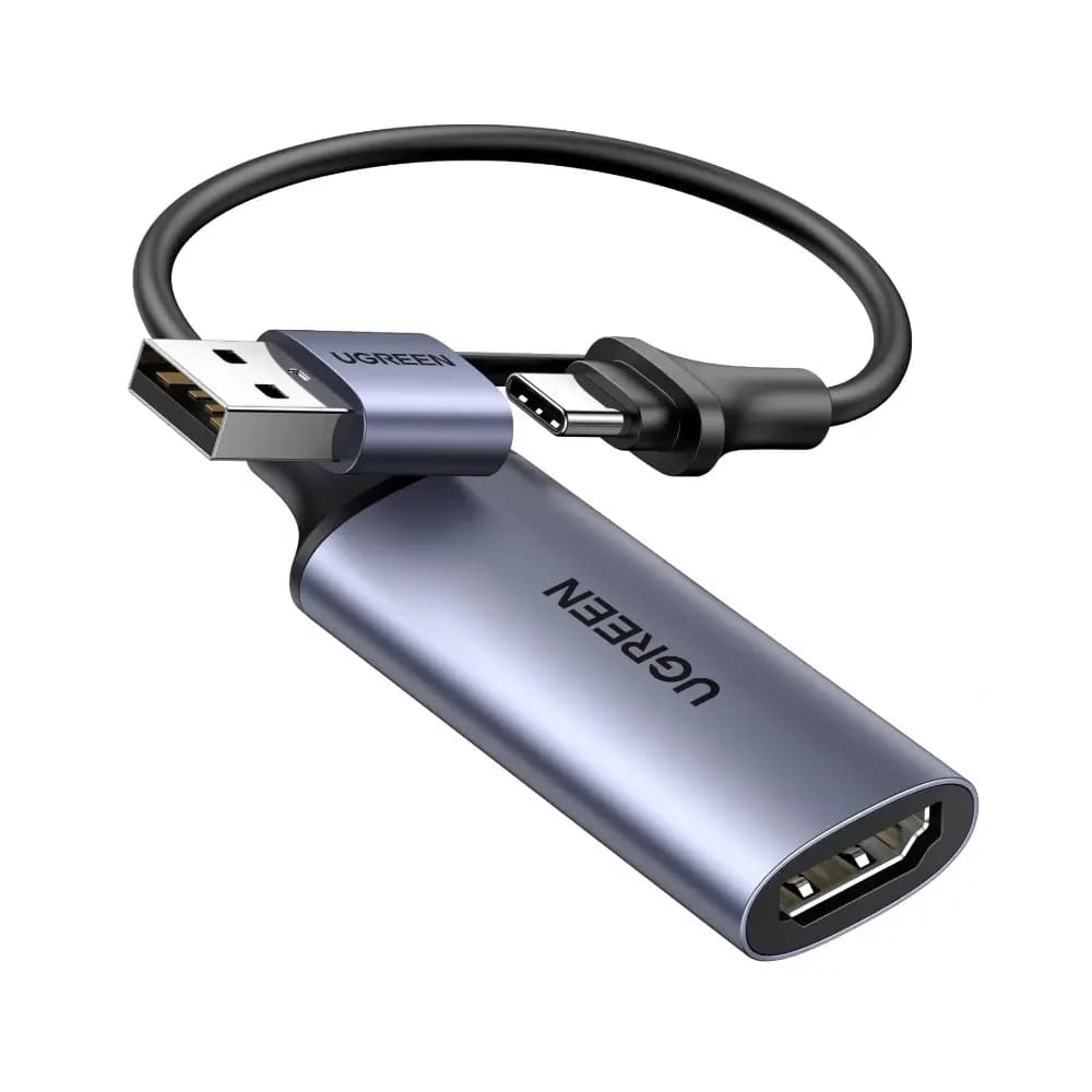 Ugreen CM489 USB to HDMI video capture card front view