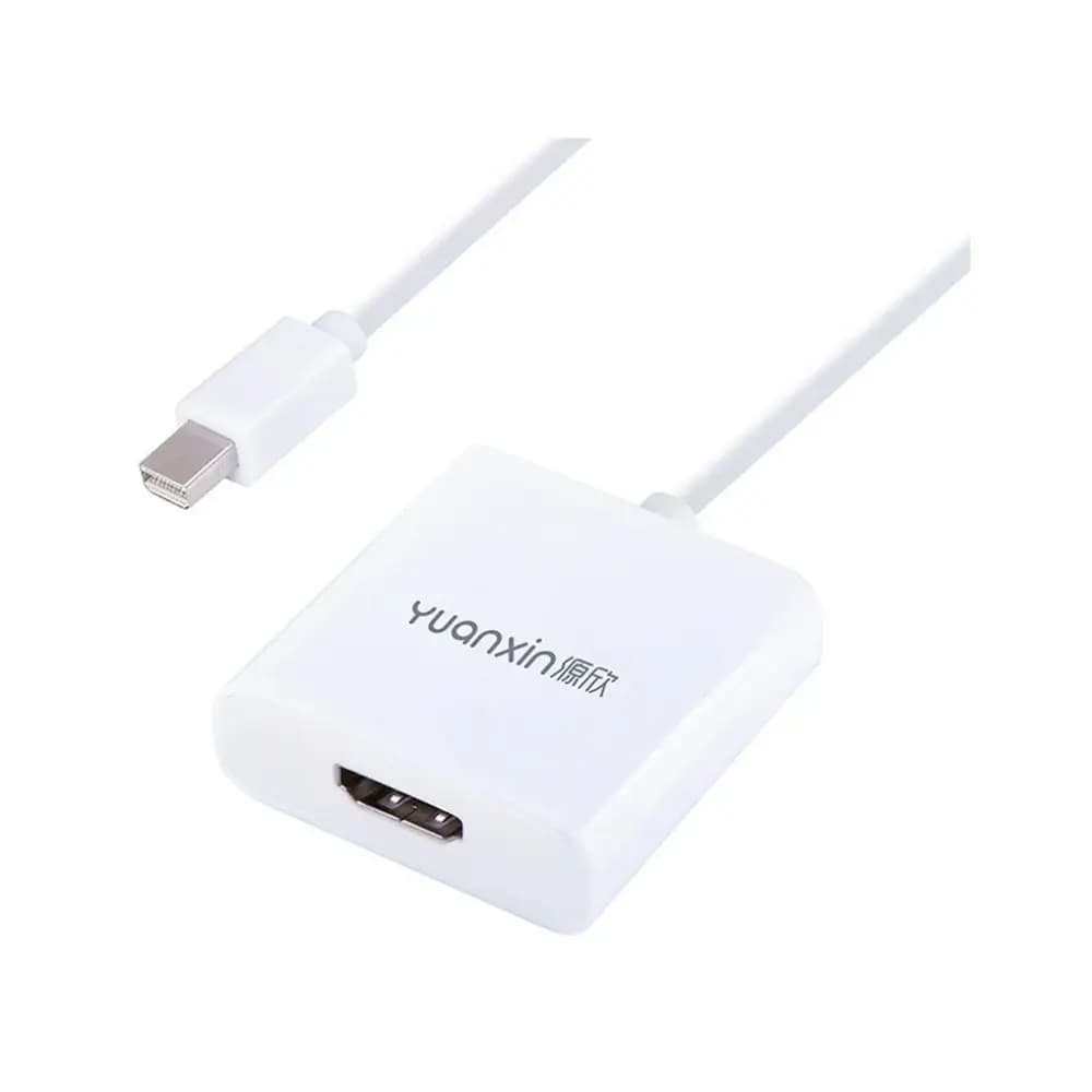 Close-up of Mini DisplayPort male connector on YDP-010 adapter