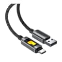 ACEFAST charging cable in use with smartphone and power bank