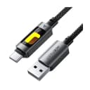 Close-up of ACEFAST cable's 7-color gradient LED indicator