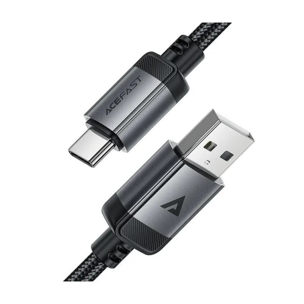 Close-up of ACEFAST cable's aluminum alloy connector
