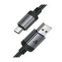 Close-up of ACEFAST cable's aluminum alloy connector