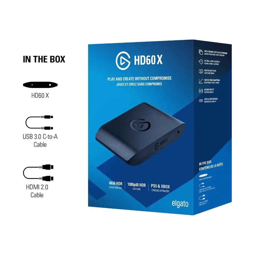 Elgato HD60 X USB-C port and connector close-up