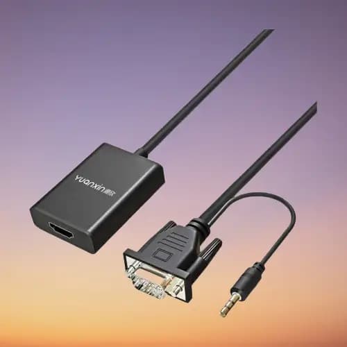 Yuanxin YVH-001 VGA to HDMI converter front view