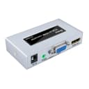 Close-up of the VGA and HDMI connections on the DTECH DT-7004B