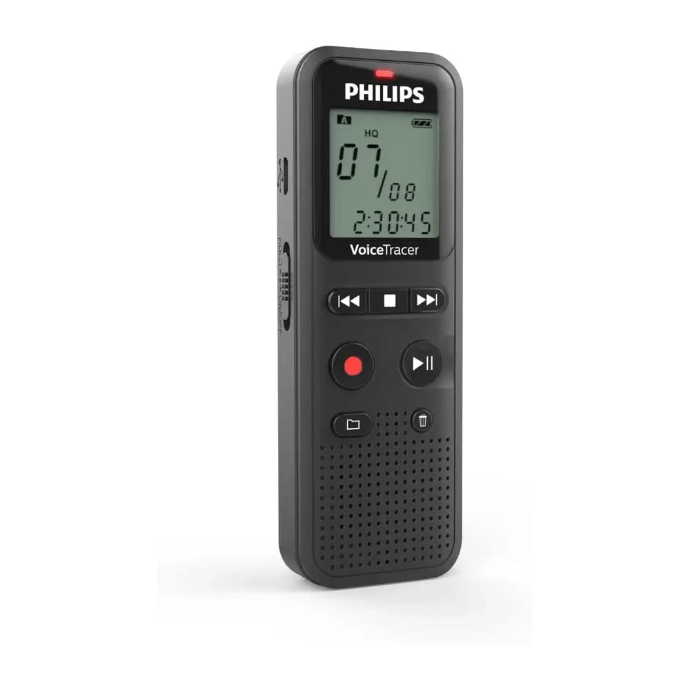 Close-up of the 1.3-inch screen on the Philips DVT1160 recorder