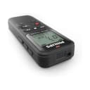 Black Philips DVT1160 digital voice recorder front view