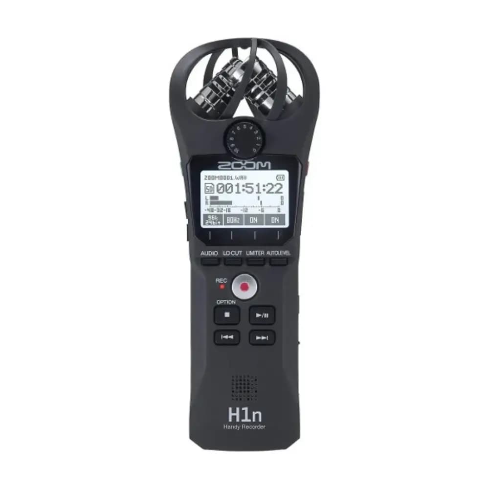 Zoom H1n recorder with built-in stereo microphone