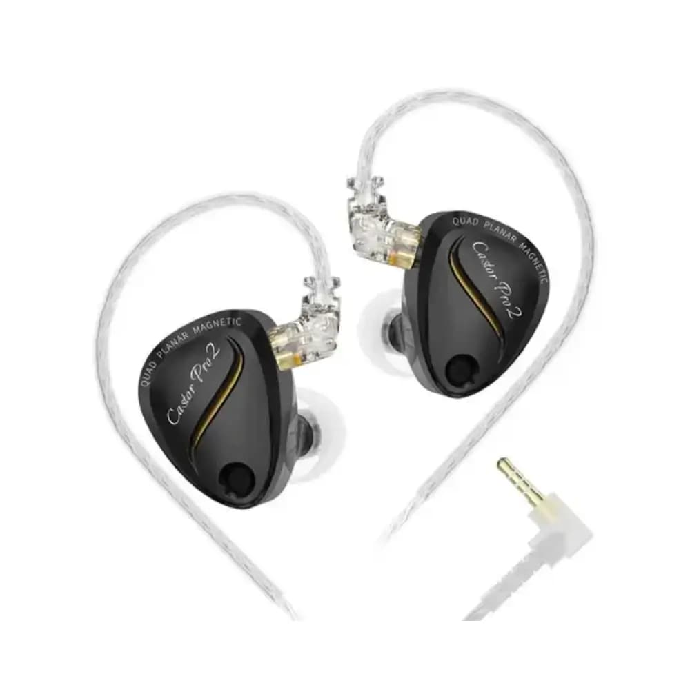 KZ Castor Pro 2 wired in-ear earphones with detachable 2-pin cable