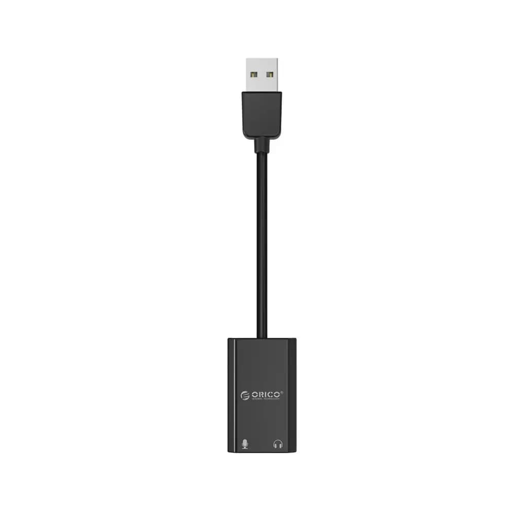Orico SKT2 sound card with 3.5mm headphone and mic ports
