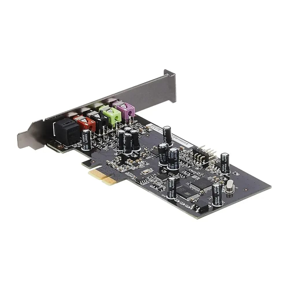 Asus Xonar SE PCIe gaming sound card top view
