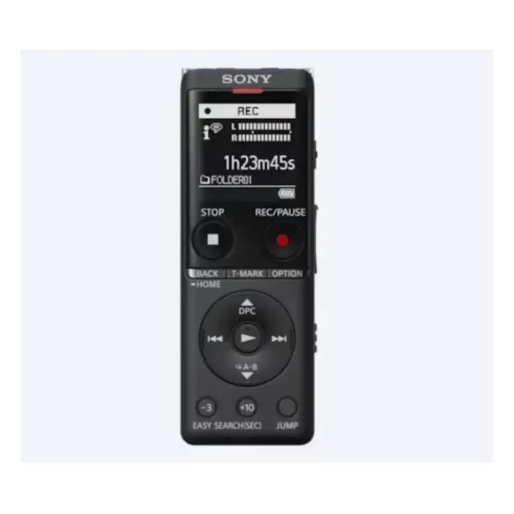 Sony UX570F voice recorder with high-sensitivity S-Microphone