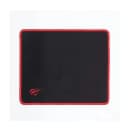Close-up of Havit HV-MP839 cloth mouse pad surface and edge