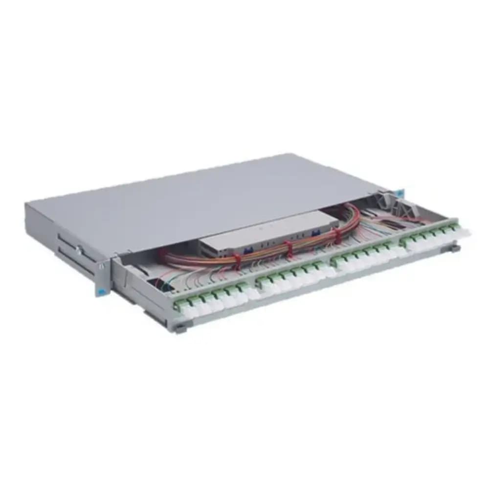 R&M 24 port fiber rack mount LIU with SC-PC adapters