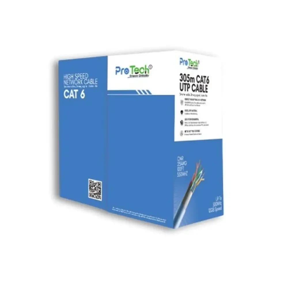 Pro Tech PTN-C6-CCAM-IN-WH 305M white CAT6 UTP cable