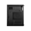 Value-Top T861 black Micro ATX casing front and side view