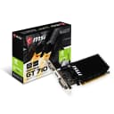 HDMI, DVI-D and VGA ports on the MSI GT 710 2GD3H LP graphics card