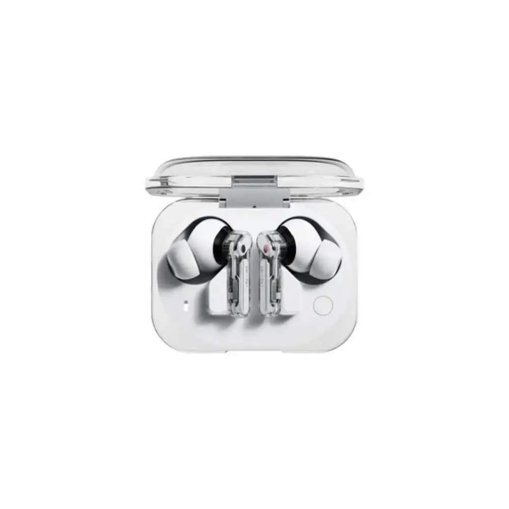 Nothing Ear (3a) earbuds highlighting 45dB active noise cancellation