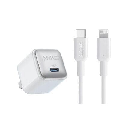 Anker 20W Nano Pro with Lightning Cable Mfi Certified – A2638 Anker 20W Nano Pro with Lightning Cable Mfi Certified – A2638