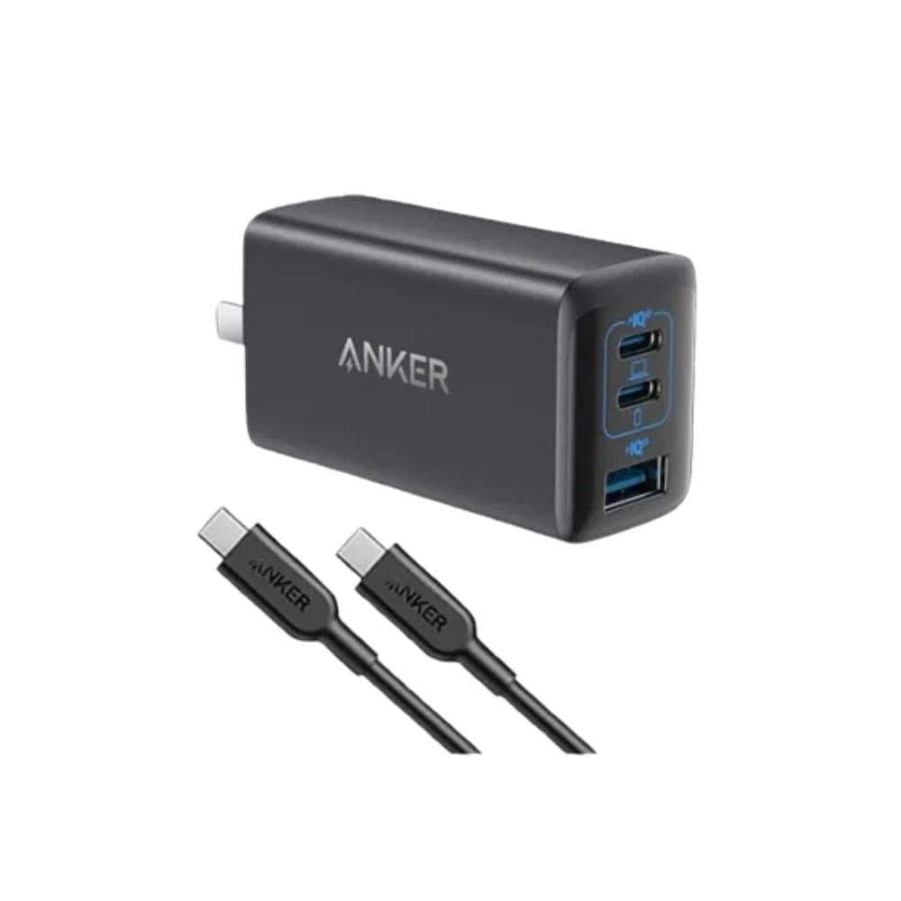 Anker 335 65W Adapter with Type C to Type C Cable – B2330 Anker 335 65W Adapter with Type C to Type C Cable – B2330