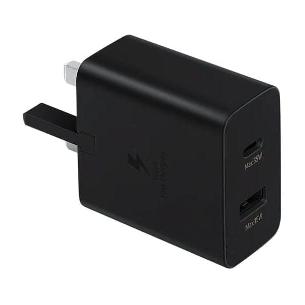 Samsung 35W Power Adapter Duo (USB C, USB A) Port Samsung 35W Power Adapter Duo (USB C, USB A) Port