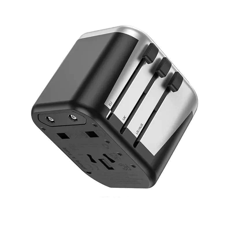 Hoco AC5 2USB+1Socket Universal Travel Adapter Hoco AC5 2USB+1Socket Universal Travel Adapter