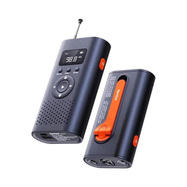 NexTool 6 In 1 Emergency Radio Hand Crank Portable Weather Radio with 4500mAh Power Bank NexTool 6 In 1 Emergency Radio Hand Crank Portable Weather Radio with 4500mAh Power Bank