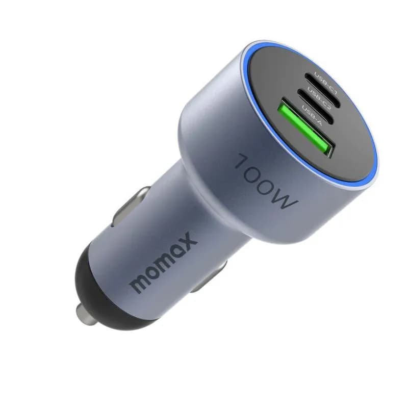 Momax UC17 MoVe 100W Triple Fast Charge Car Charger Momax UC17 MoVe 100W Triple Fast Charge Car Charger