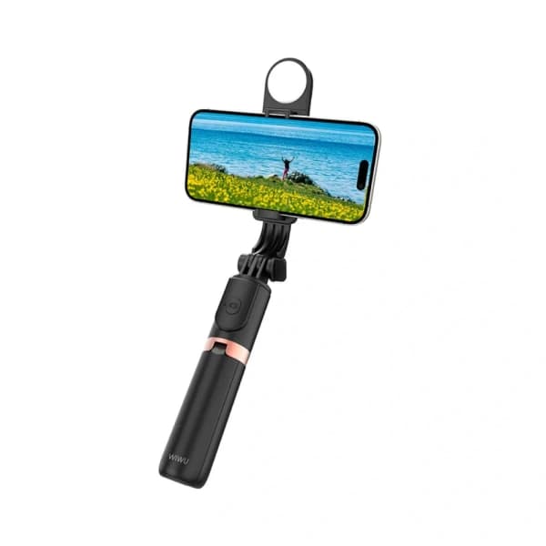 WiWU Wi-SE011 Fill Light Mini Selfie Stick WiWU Wi-SE011 Fill Light Mini Selfie Stick