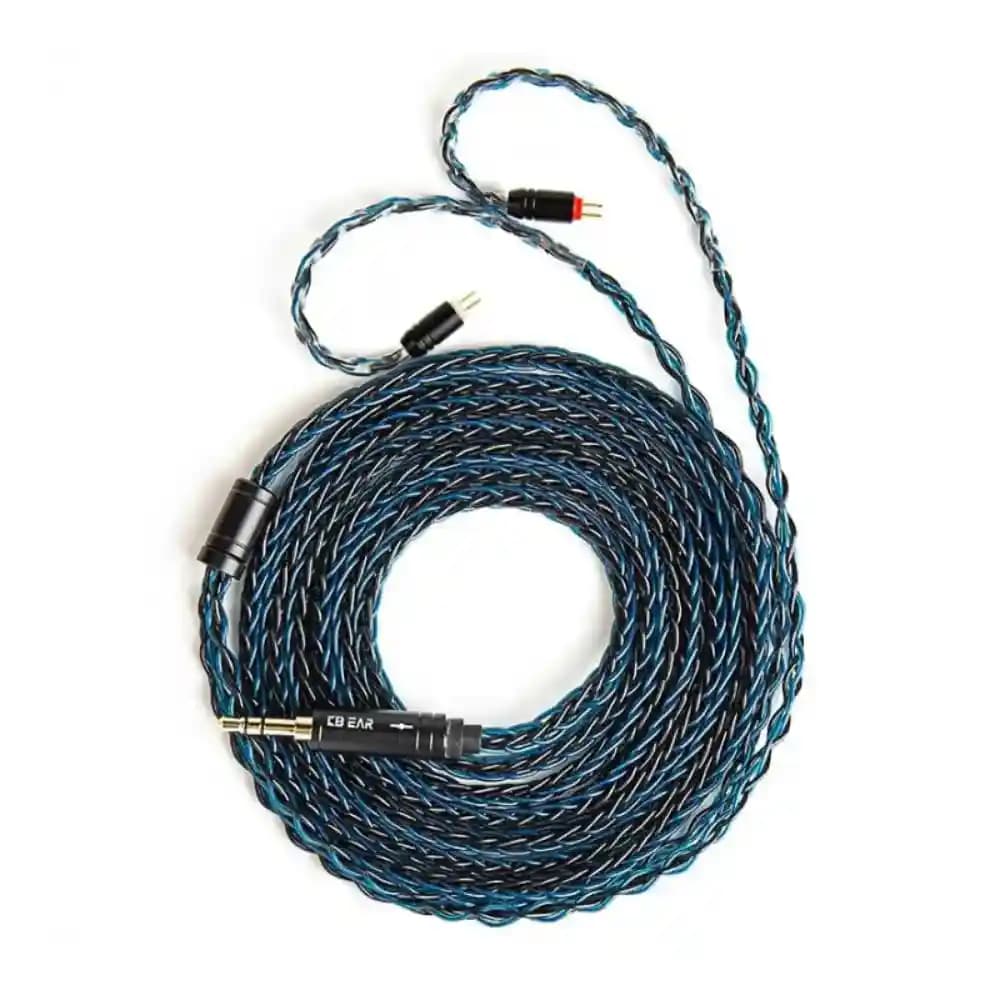 KBEAR ST12 Plus IEM Cable 8 Core Silver-Plated 2M Upgraded Headphone Cable KBEAR ST12 Plus IEM Cable 8 Core Silver-Plated 2M Upgraded Headphone Cable