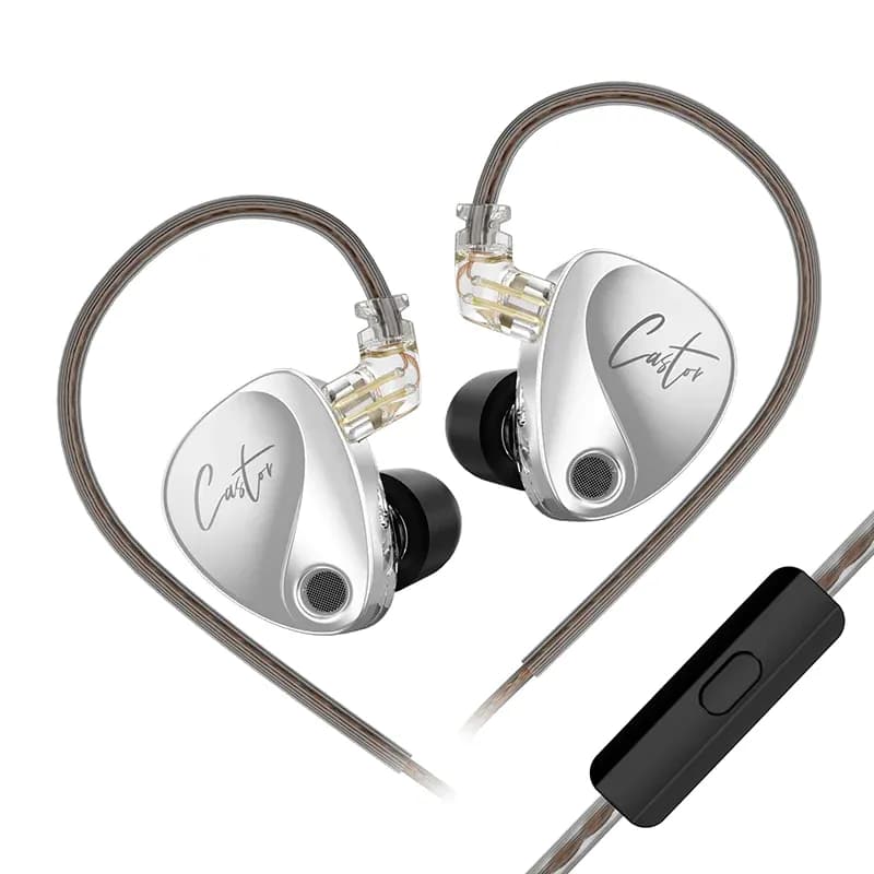 KZ Castor Tuning Adjustable Dual Driver IEM Earphones KZ Castor Tuning Adjustable Dual Driver IEM Earphones