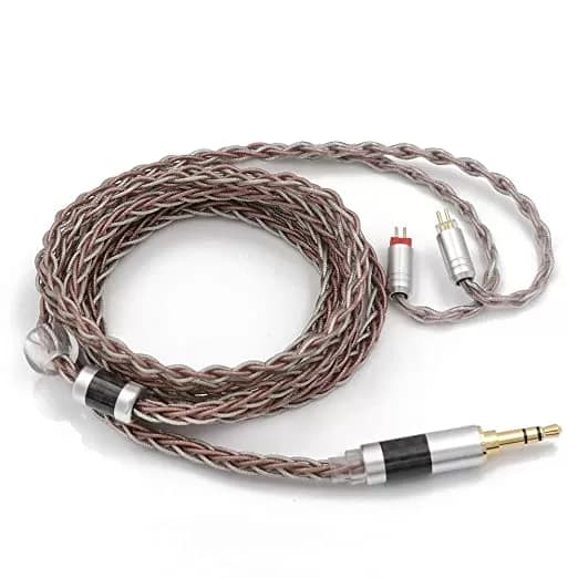 TRIPOWIN C8 8-Core Silver Copper Foil Braided Cable (Mic) TRIPOWIN C8 8-Core Silver Copper Foil Braided Cable (Mic)