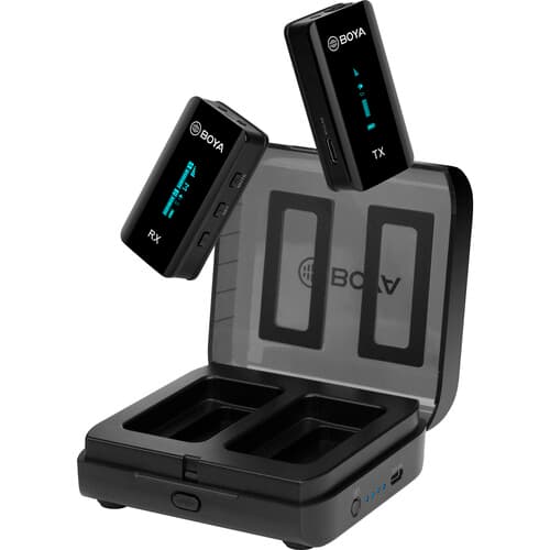 BOYA BY-XM6-K1 2.4GHz Ultra-compact Wireless Microphone System Kit BOYA BY-XM6-K1 2.4GHz Ultra-compact Wireless Microphone System Kit