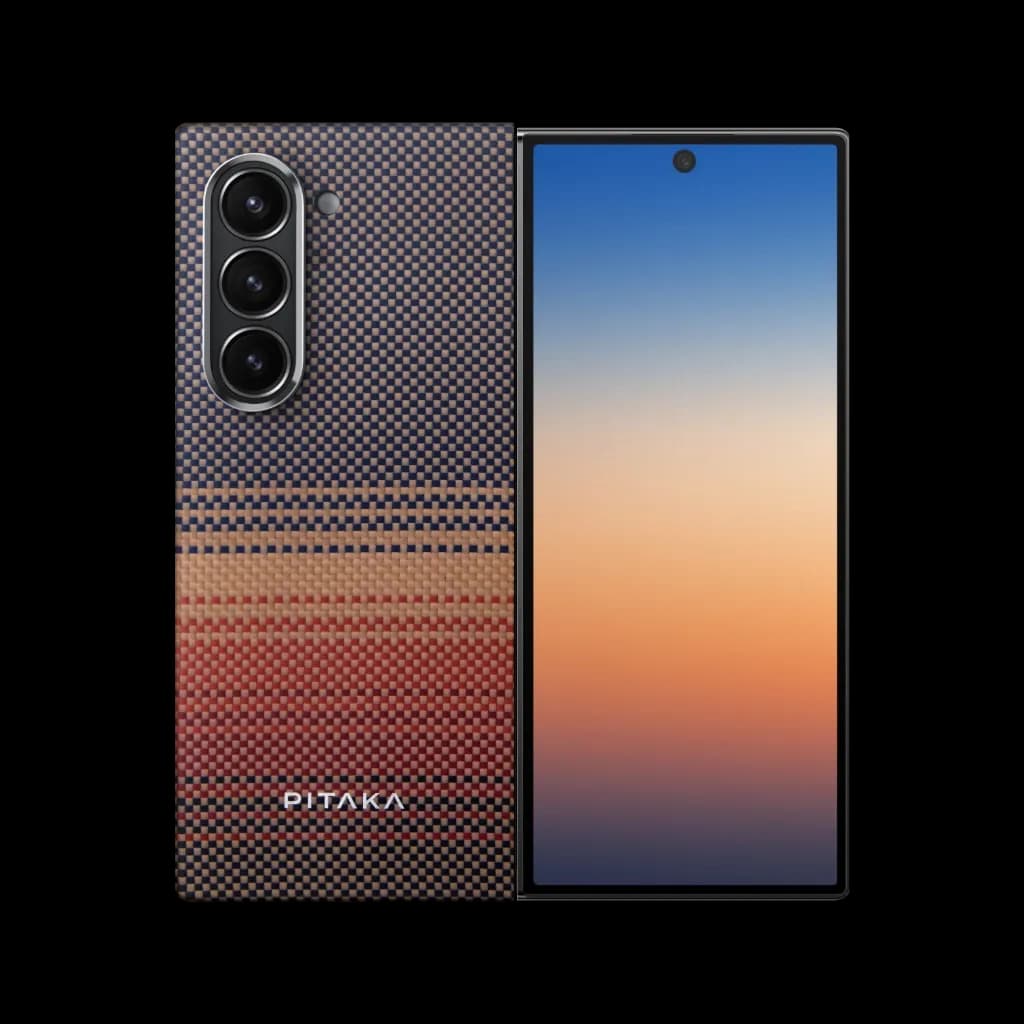 Pitaka MagEZ Case 5 Tactile Woven Case for Galaxy Z Fold 6 -Sunset 1500D Pitaka MagEZ Case 5 Tactile Woven Case for Galaxy Z Fold 6 -Sunset 1500D