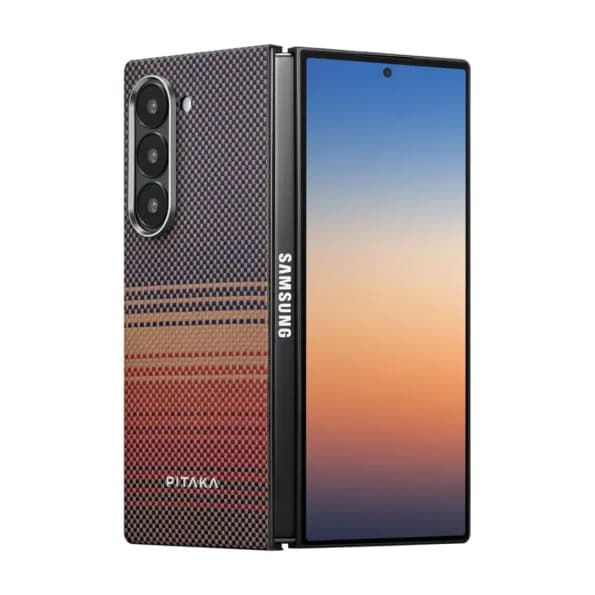 Pitaka MagEZ Case 5 Tactile Woven Case for Galaxy Z Fold 6 -Sunset 1500D Pitaka MagEZ Case 5 Tactile Woven Case for Galaxy Z Fold 6 -Sunset 1500D