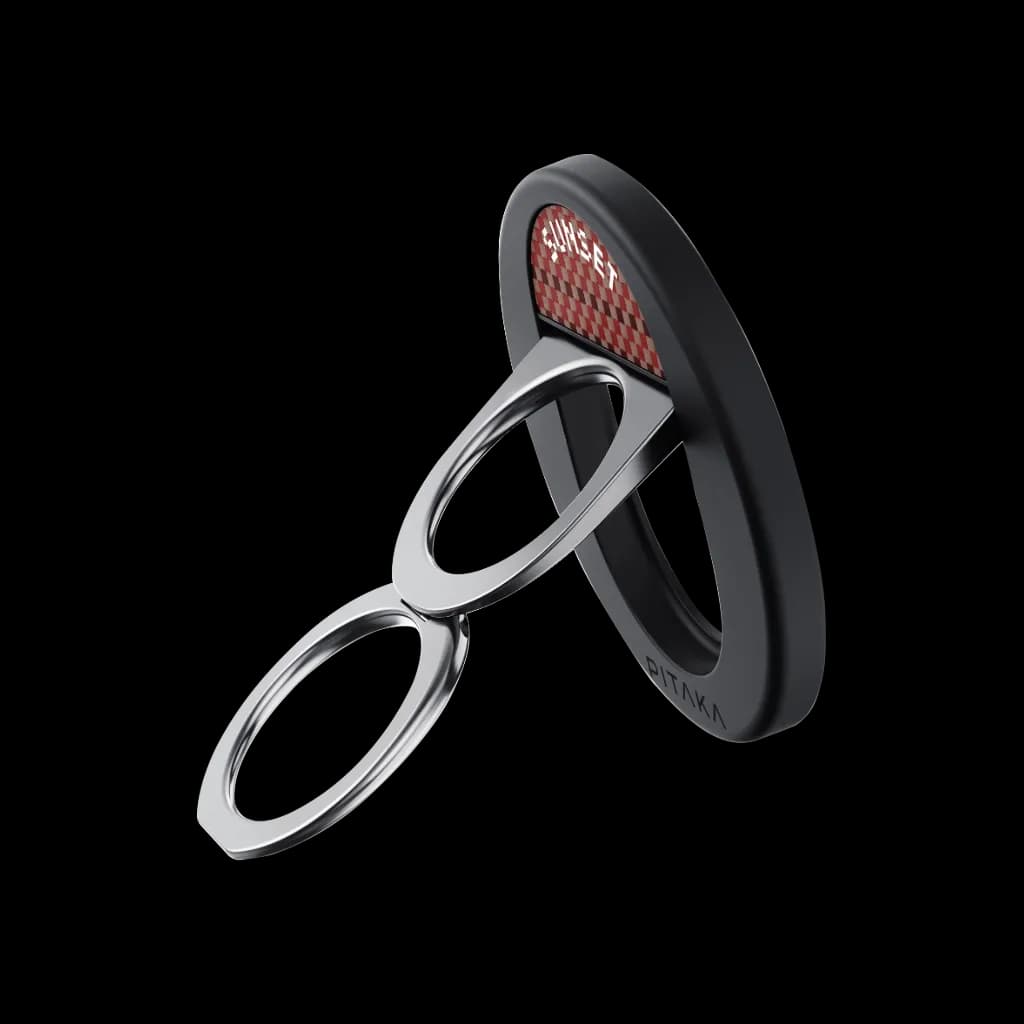 Pitaka MagEZ Grip 3 360 Degree Rotation Magnetic Double-ring with NFC function Pitaka MagEZ Grip 3 360 Degree Rotation Magnetic Double-ring with NFC function