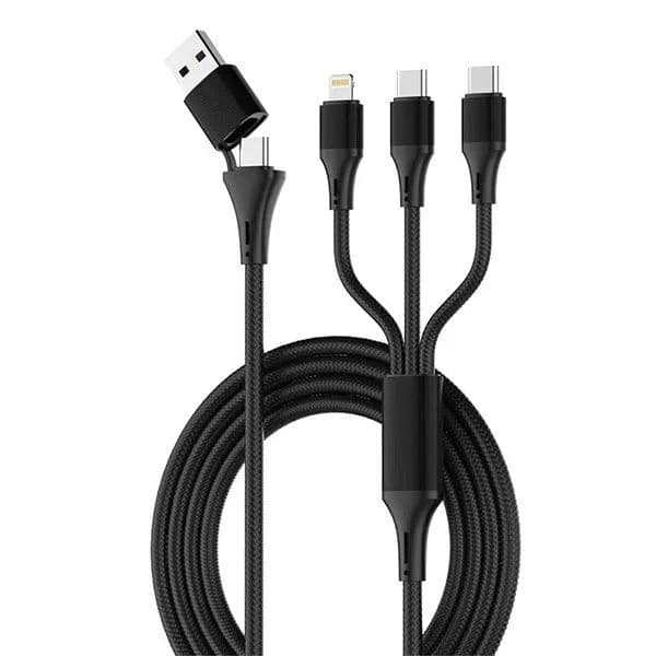 LDNIO LC97UC Two-for-Three 100W Fast Charging Cable LDNIO LC97UC Two-for-Three 100W Fast Charging Cable