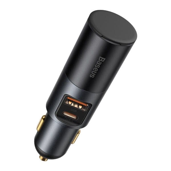 Baseus 120W Car Charger Cigarette Lighter Expansion Splitter Socket Type C USB Dual Ports Baseus 120W Car Charger Cigarette Lighter Expansion Splitter Socket Type C USB Dual Ports