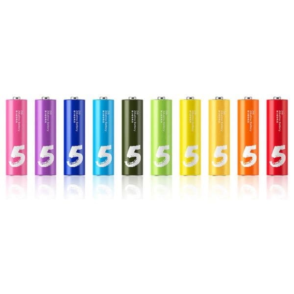 Xiaomi Z15 AA Alkaline Rainbow Heavy Duty Battery 10pcs Xiaomi Z15 AA Alkaline Rainbow Heavy Duty Battery 10pcs