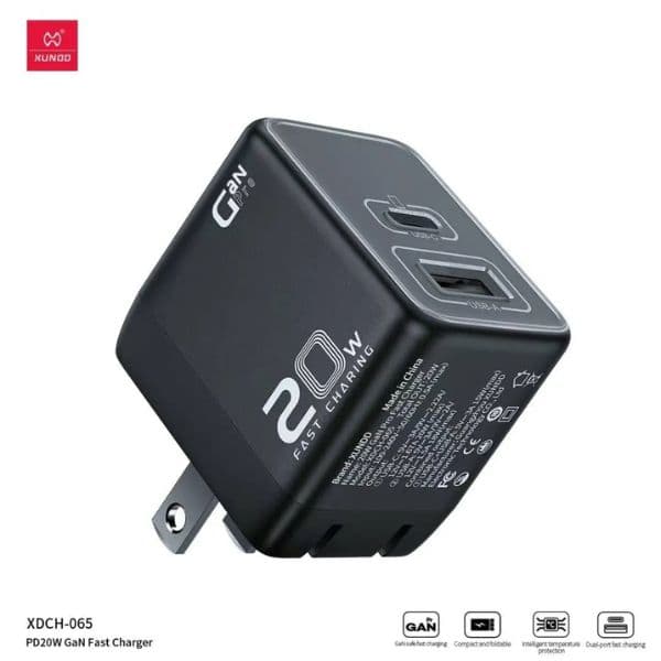 XUNDD XDCH-065 67W 45W 30W 20W GaN FAST CHARGER Power Adapter XUNDD XDCH-065 67W 45W 30W 20W GaN FAST CHARGER Power Adapter
