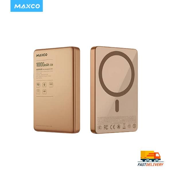 MAXCO MP39 10000mAh Legend 2 Magnetic Wireless Charging Power Bank MAXCO MP39 10000mAh Legend 2 Magnetic Wireless Charging Power Bank