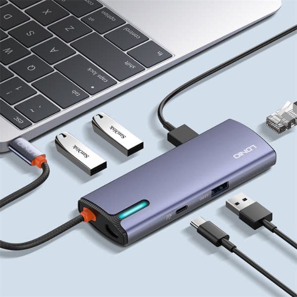 LDNIO DS-16U 6-in-1 Type-C Multifunctional Type-C Hub LDNIO DS-16U 6-in-1 Type-C Multifunctional Type-C Hub