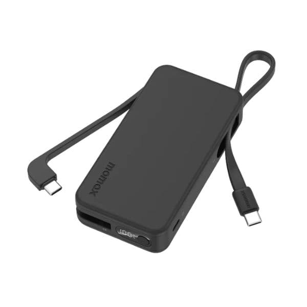Momax IP138 10000mAh Battery Pack with Dual Cable Momax IP138 10000mAh Battery Pack with Dual Cable