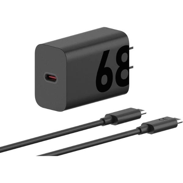 Motorola TurboPower 68W USB-C GaN Wall Charger with 6.5A Cable Motorola TurboPower 68W USB-C GaN Wall Charger with 6.5A Cable