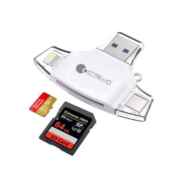 COTEetCI CS5132 BK 4IN1 CARD READER(SD/TF) COTEetCI CS5132 BK 4IN1 CARD READER(SD/TF)