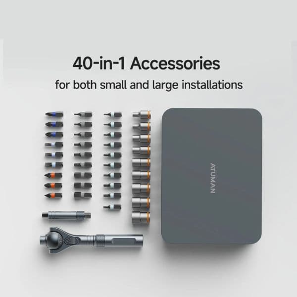 Xiaomi ATuMan RS2 Ratchet Screwdriver Set 40-in-1 Screwdriver Kit Xiaomi ATuMan RS2 Ratchet Screwdriver Set 40-in-1 Screwdriver Kit