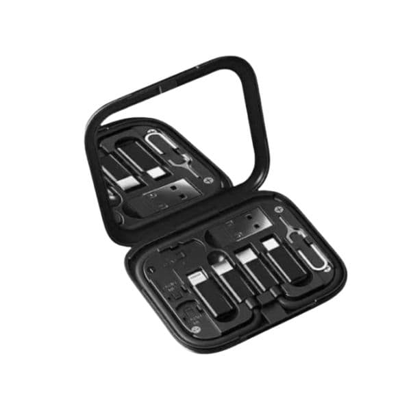 COTEetCi 87702-BK Travel Version 8-in-1 Data Cable Storage Box COTEetCi 87702-BK Travel Version 8-in-1 Data Cable Storage Box