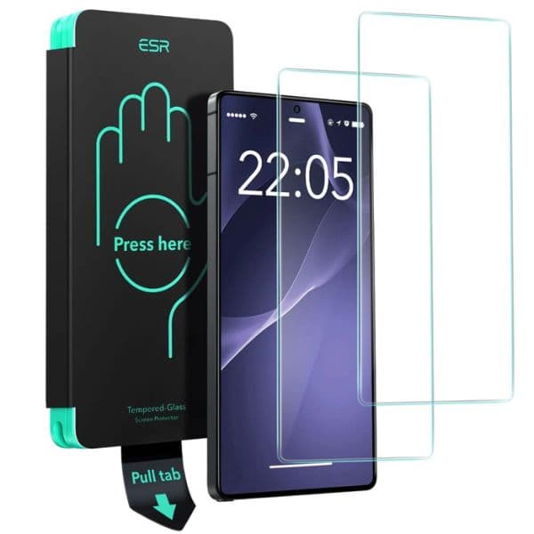 ESR Armorite Tempered Glass Screen Protector for Galaxy S25 Ultra – 2 Pack ESR Armorite Tempered Glass Screen Protector for Galaxy S25 Ultra – 2 Pack